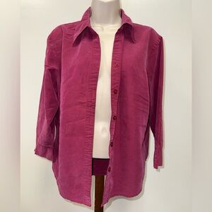 Apparenza (Large) Vintage Burgundy Button Up